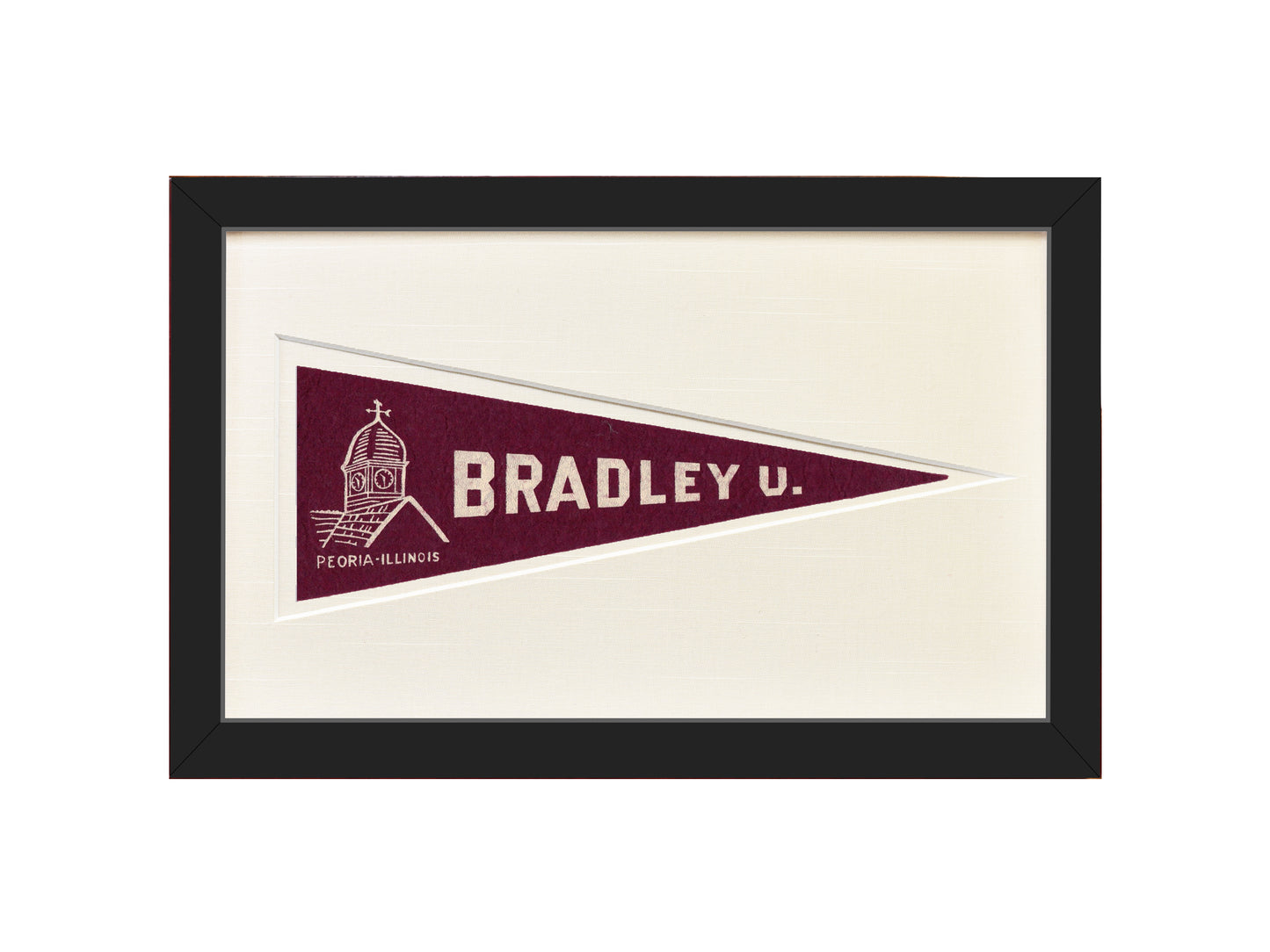 Vintage Bradley University Hormel Pennant