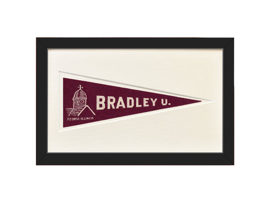 Vintage Bradley University Hormel Pennant