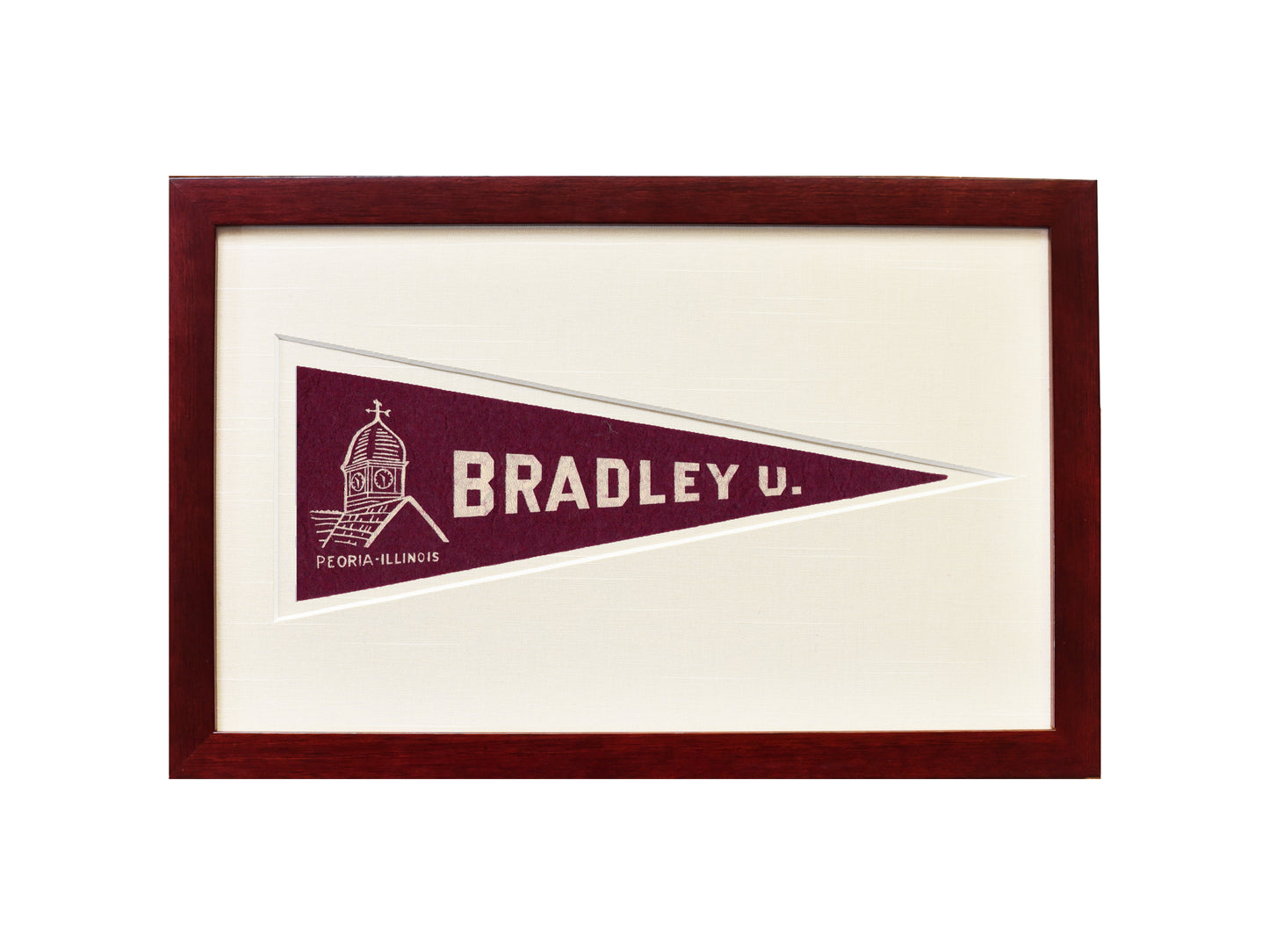 Vintage Bradley University Hormel Pennant