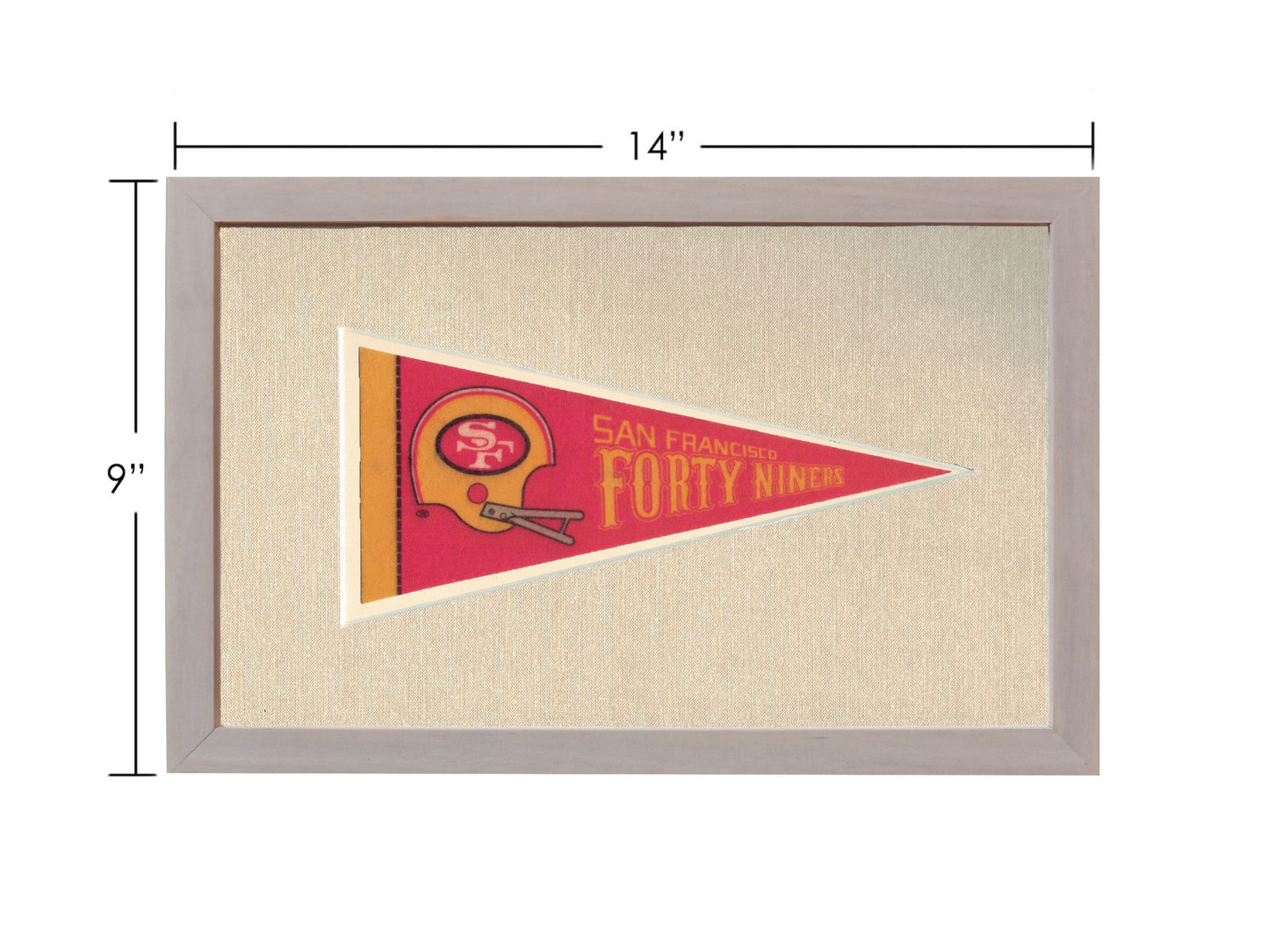 Vintage San Francisco 49ers Pennant