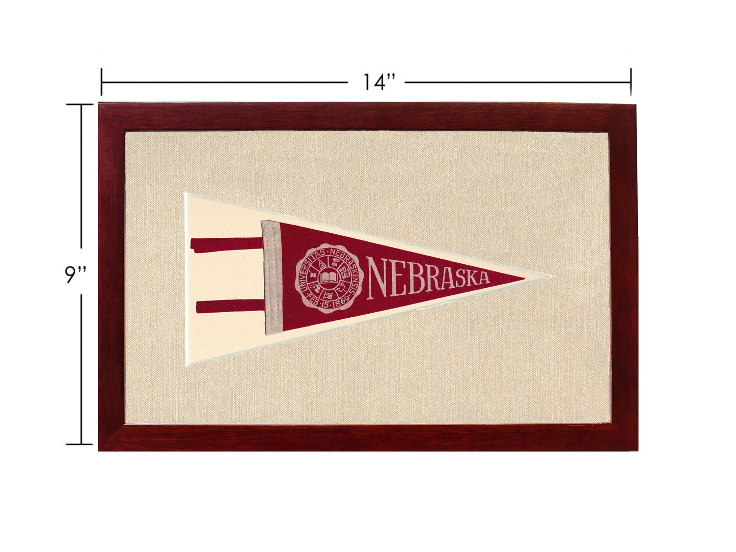 Vintage University of Nebraska Pennant