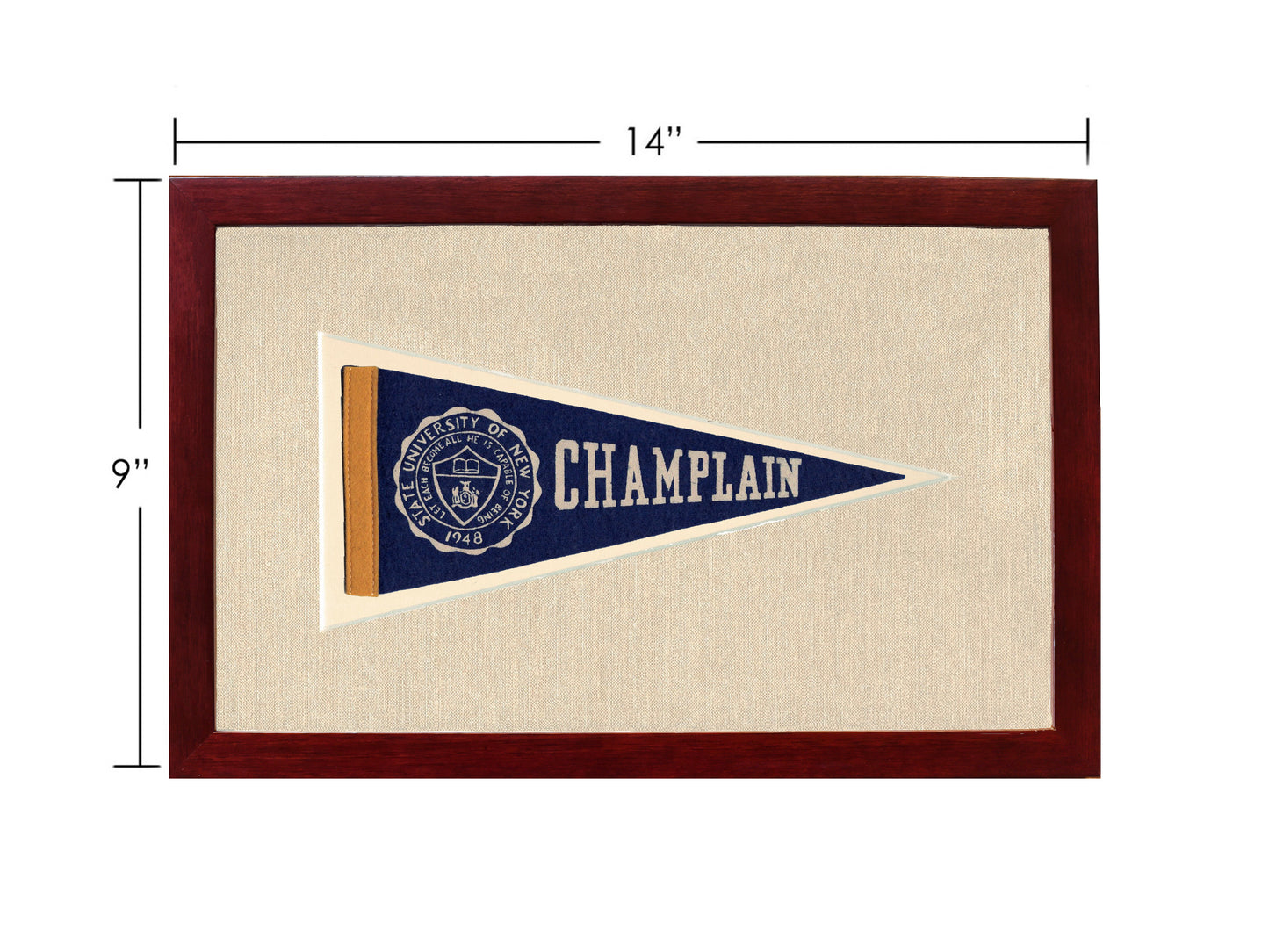 Vintage Champlain Pennant