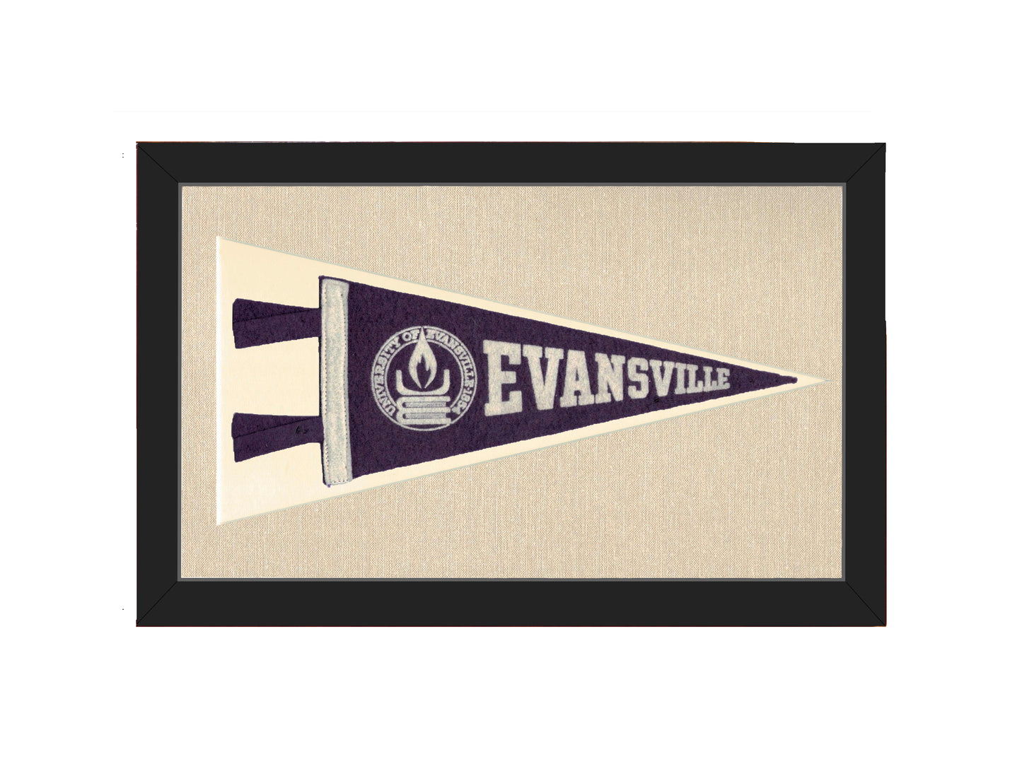 Vintage University of Evansville Pennant