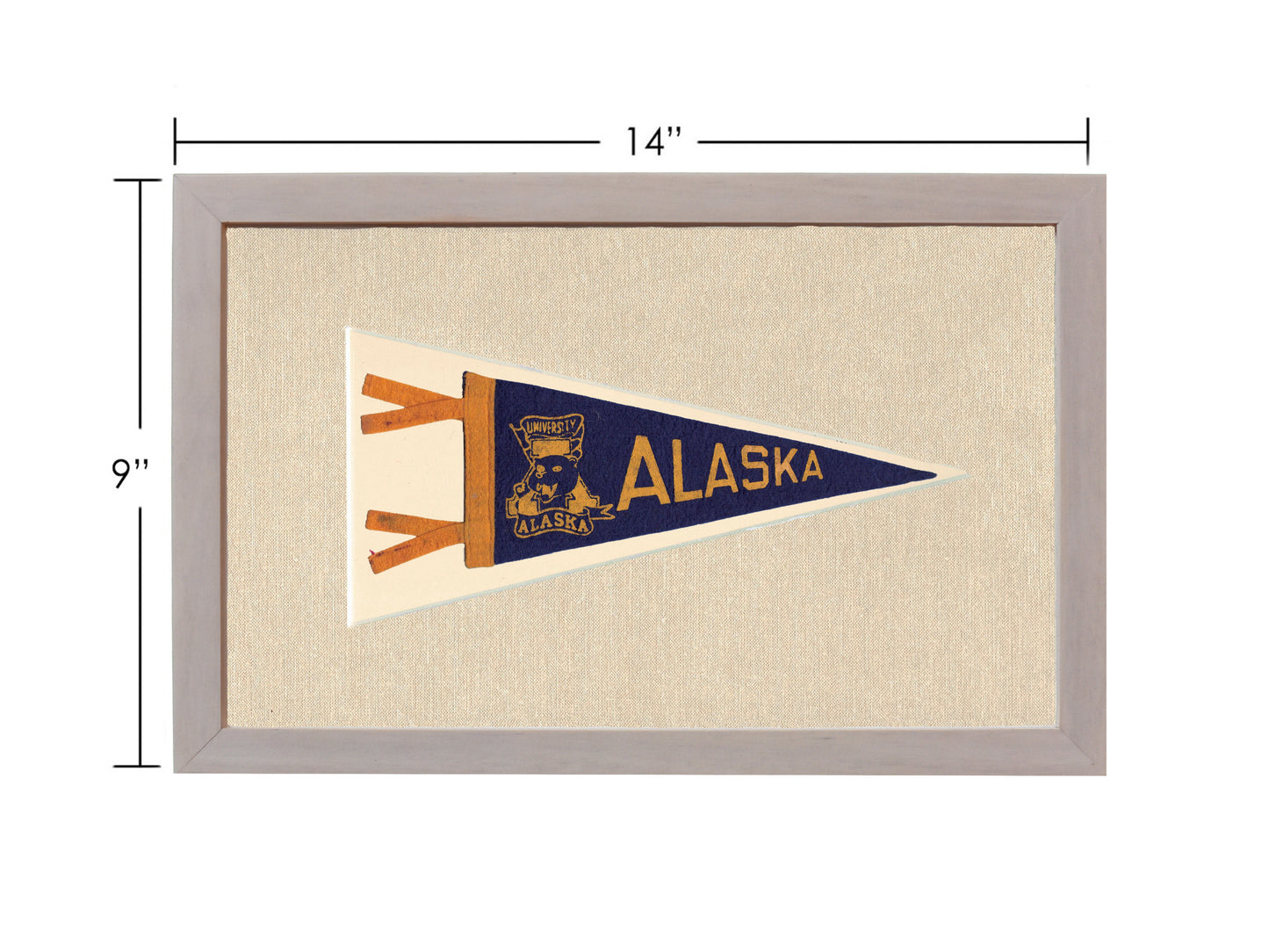 Vintage University of Alaska Pennant