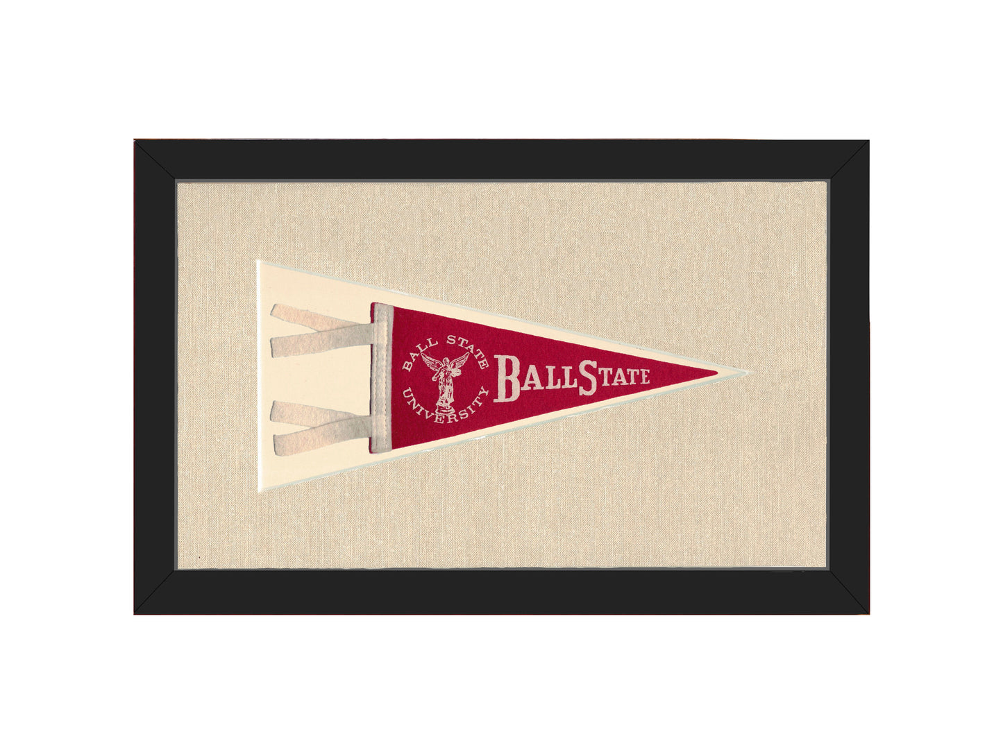 Vintage Ball State University Pennant