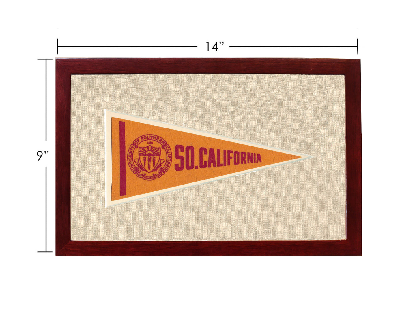 Vintage University of Southern California Pennant