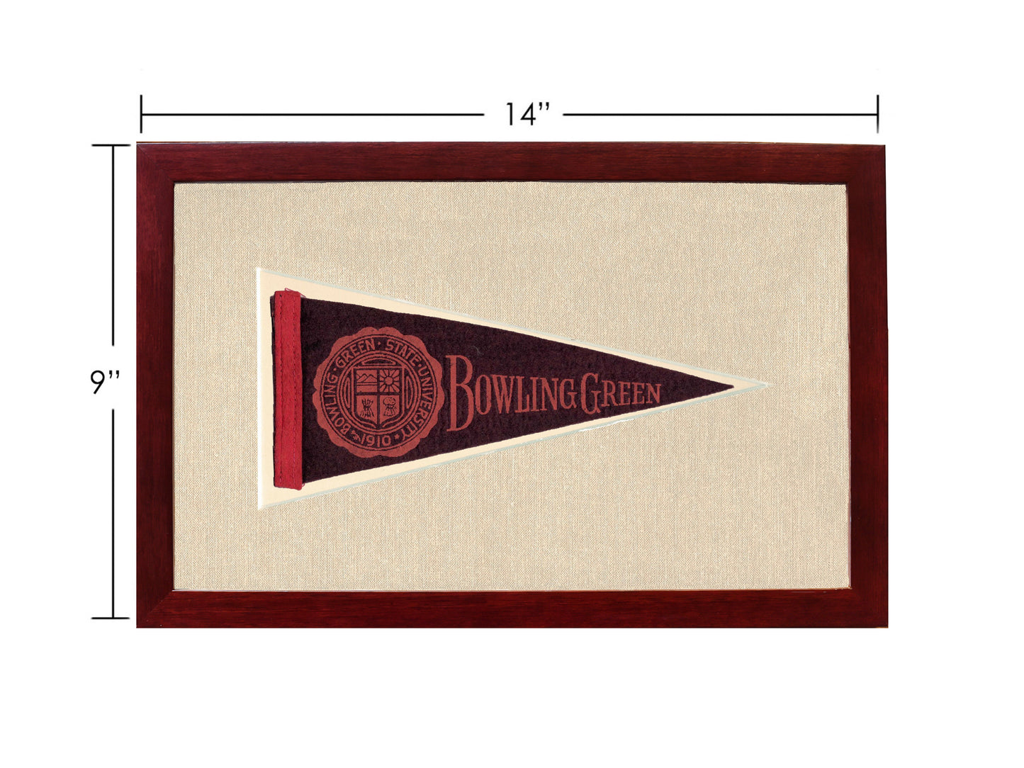 Vintage Bowling Green State University Pennant