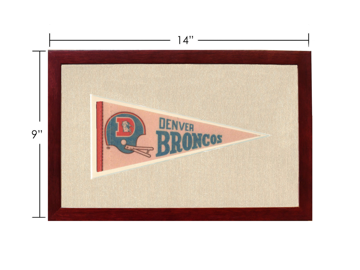 Vintage Denver Broncos Pennant