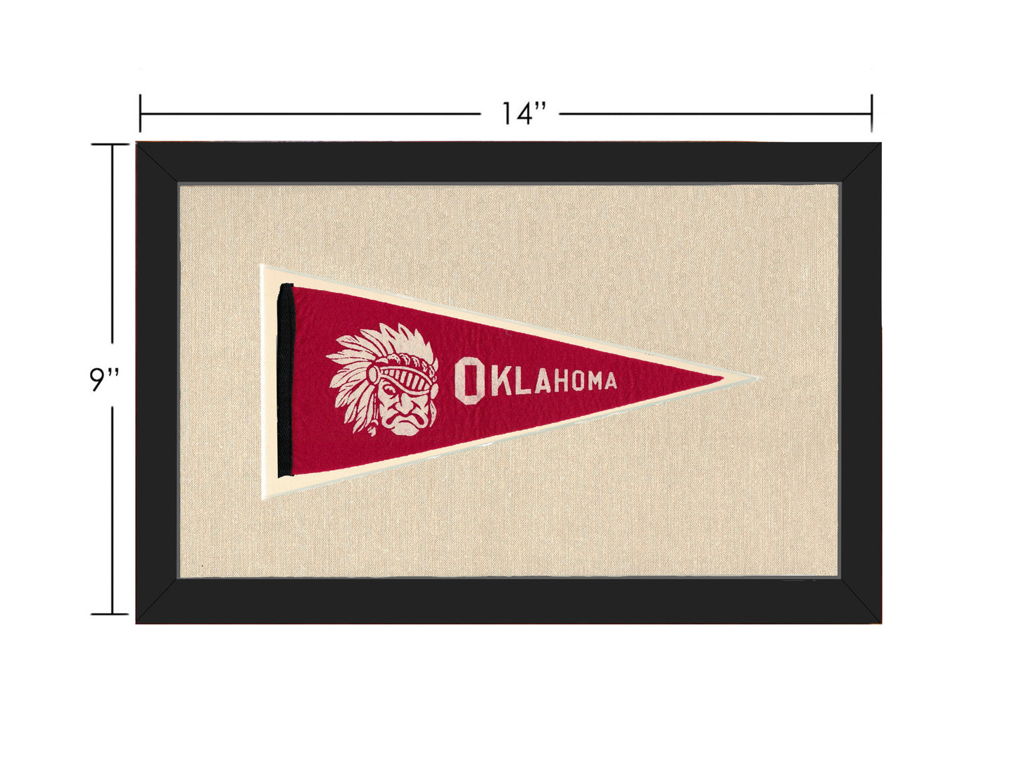 Vintage Oklahoma Pennant