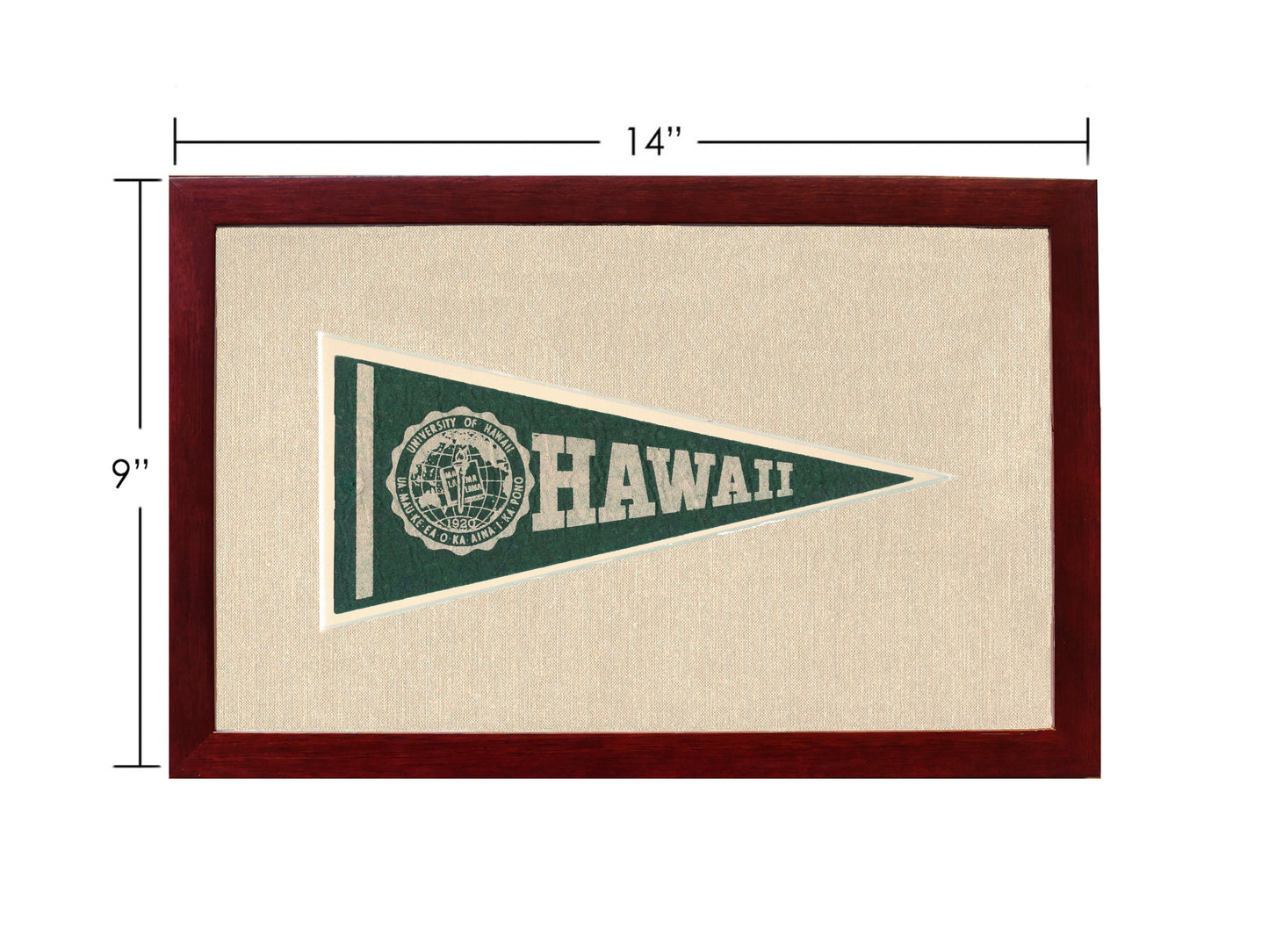 Vintage University of Hawaii Pennant
