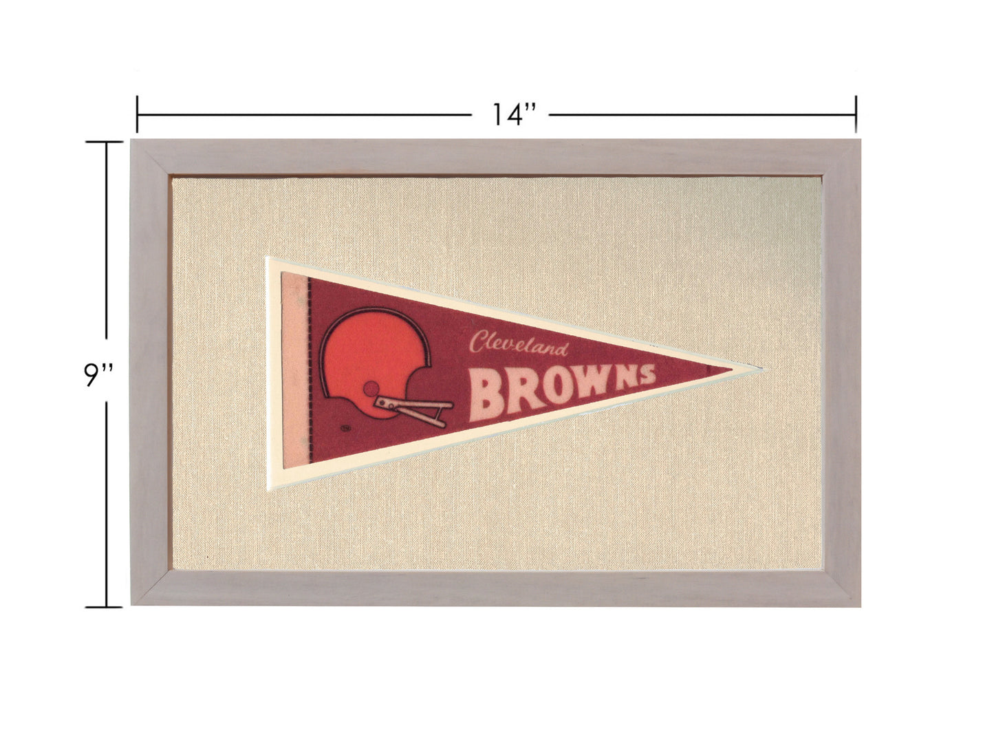 Vintage Cleveland Browns Pennant