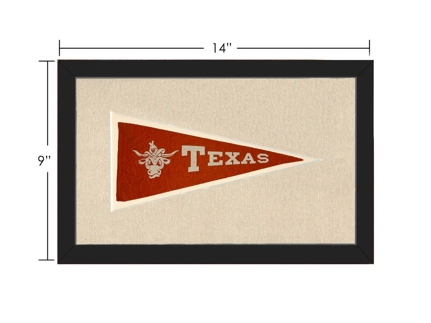 Vintage University of Texas Pennant