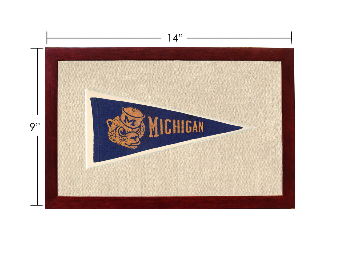 Vintage Michigan Pennant