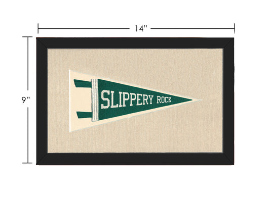 Vintage Slippery Rock University Pennant