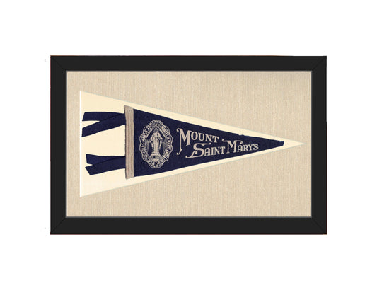 Vintage Mount Saint Mary’s College Pennant