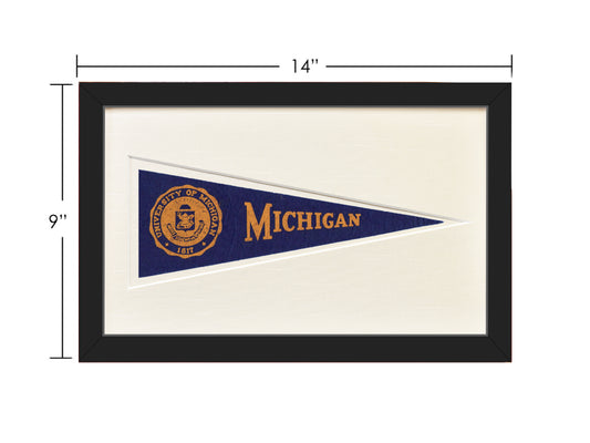 Vintage University of Michigan Hormel Pennant