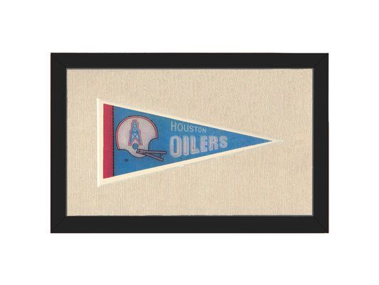 Vintage Houston Oilers Pennant