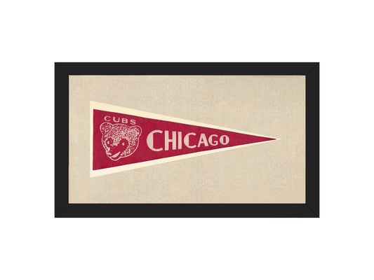 Vintage Chicago Cubs Pennant