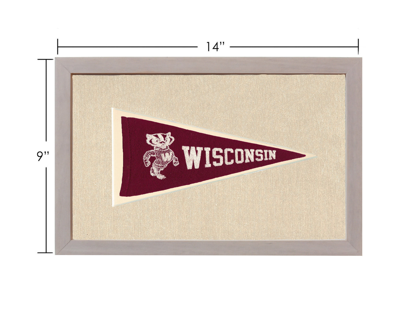 Vintage Wisconsin Pennant
