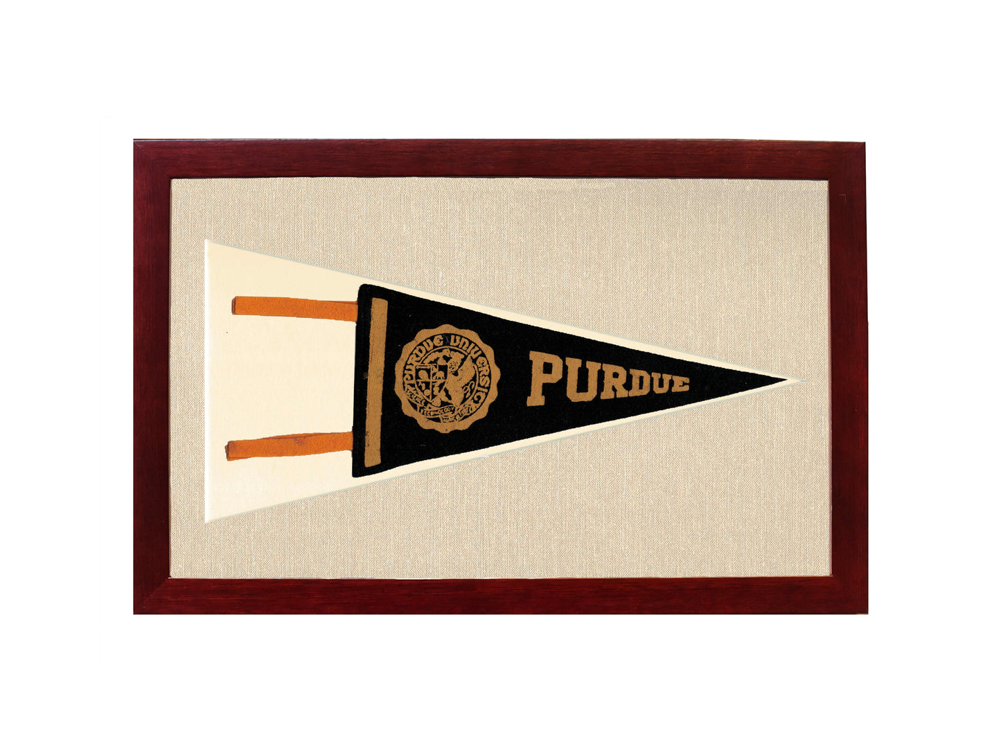 Vintage Purdue University Pennant