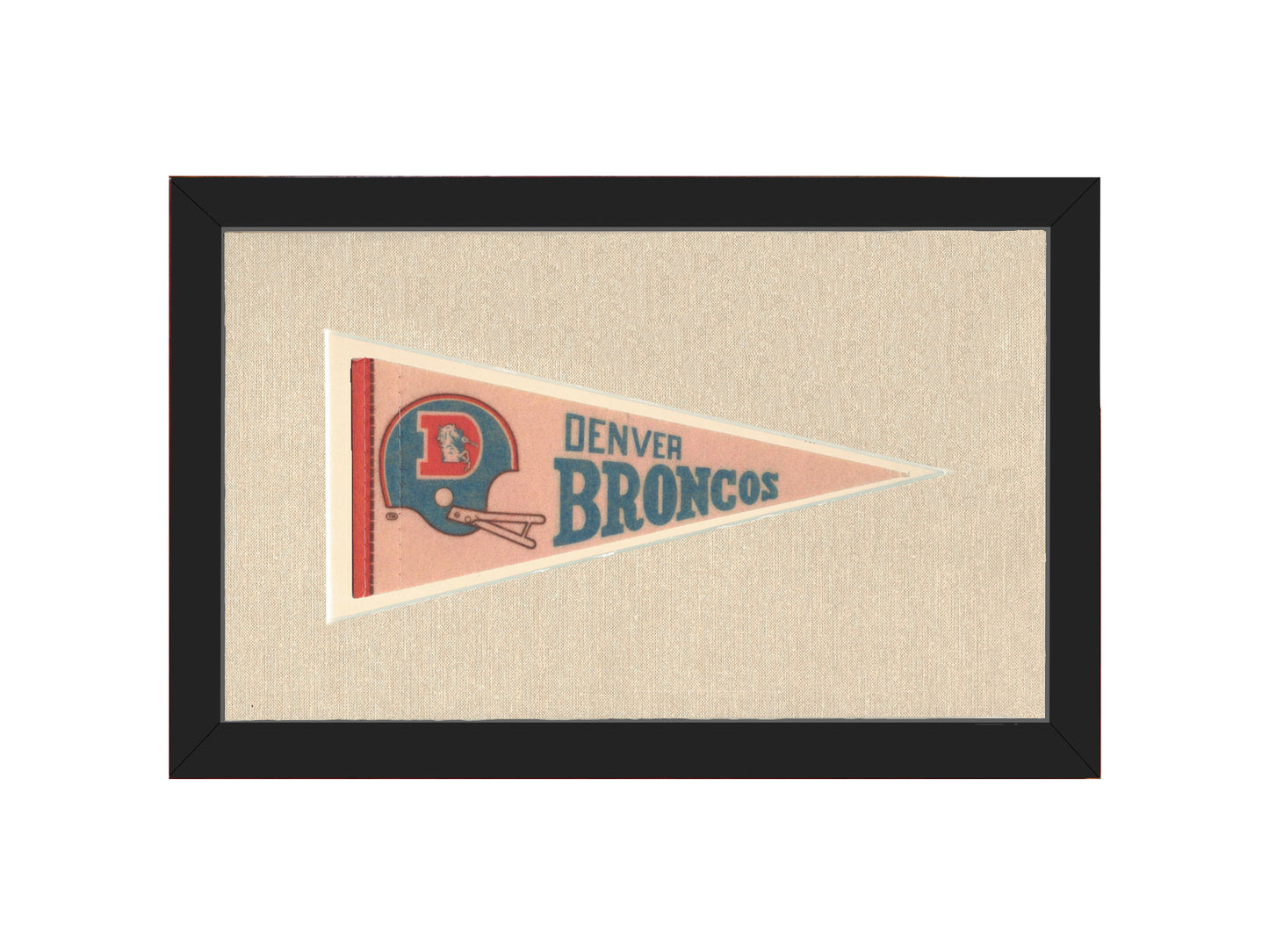 Vintage Denver Broncos Pennant