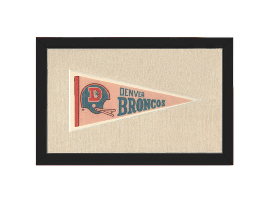 Vintage Denver Broncos Pennant