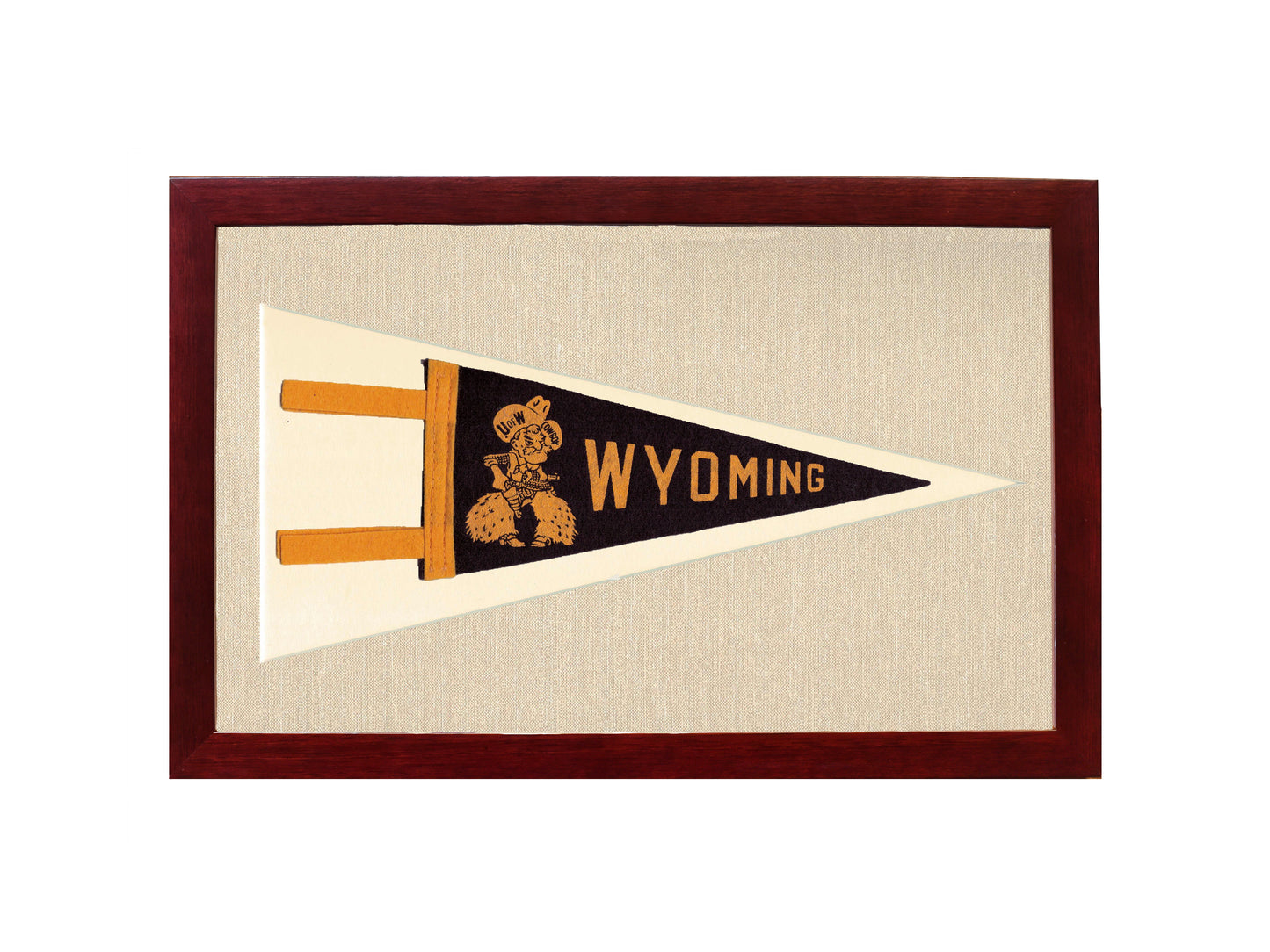 Vintage University of Wyoming Pennant