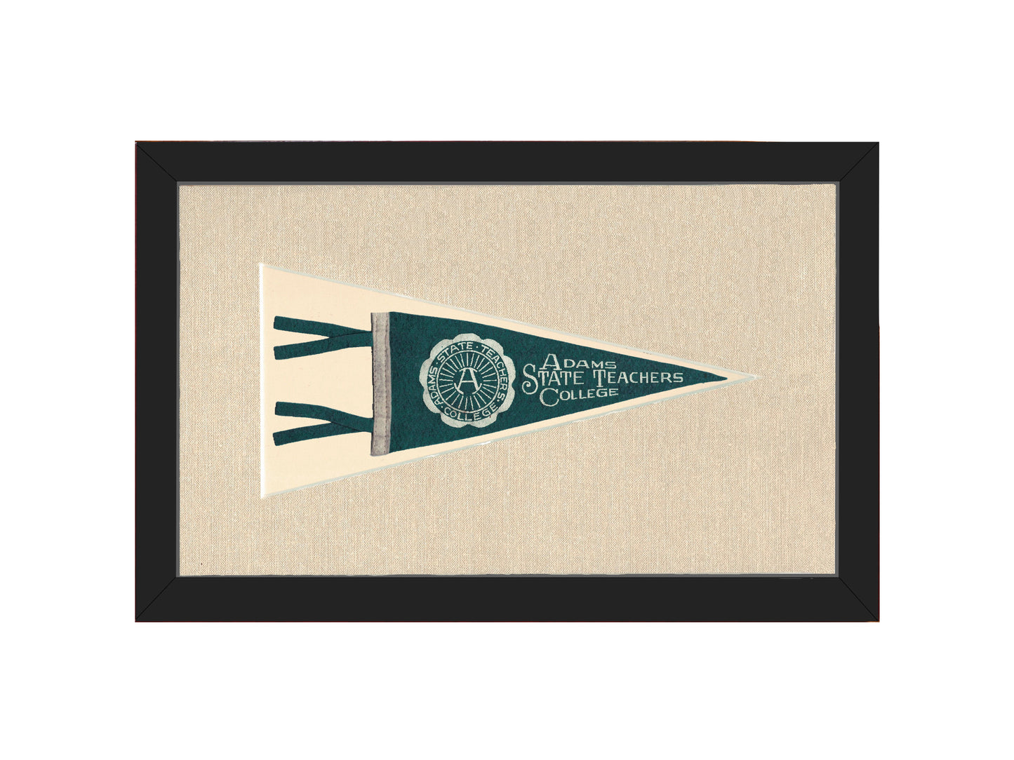 Vintage Adams State Teachers College Pennant