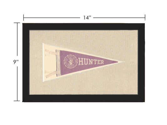 Vintage Hunter College Pennant