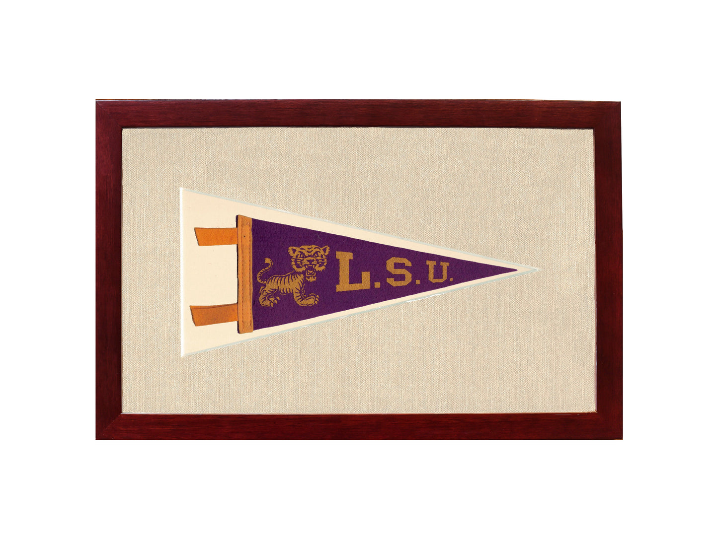 Vintage Louisiana State University Pennant