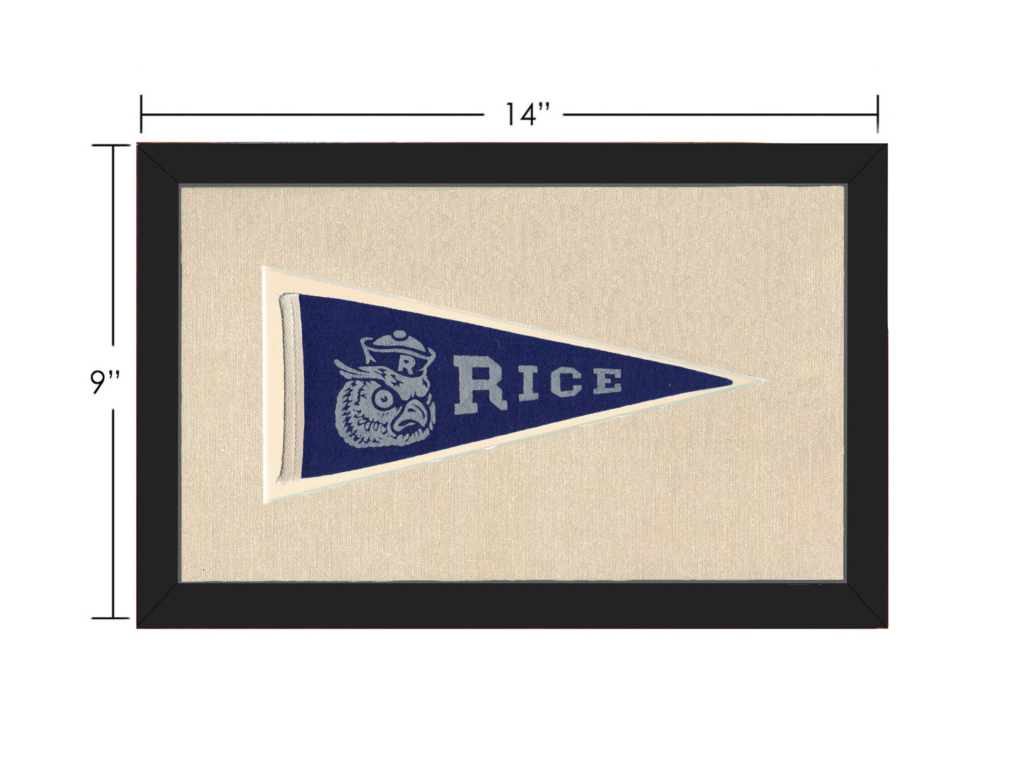 Vintage Rice Pennant