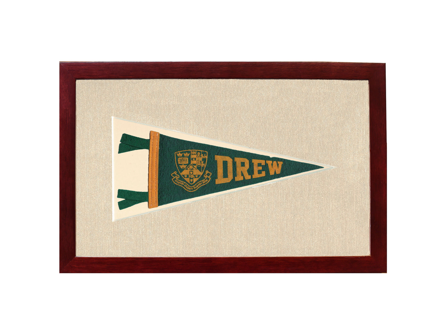 Vintage Drew University Pennant