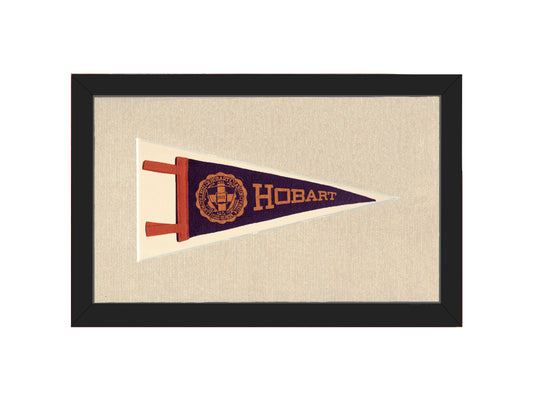 Vintage Hobart College Pennant