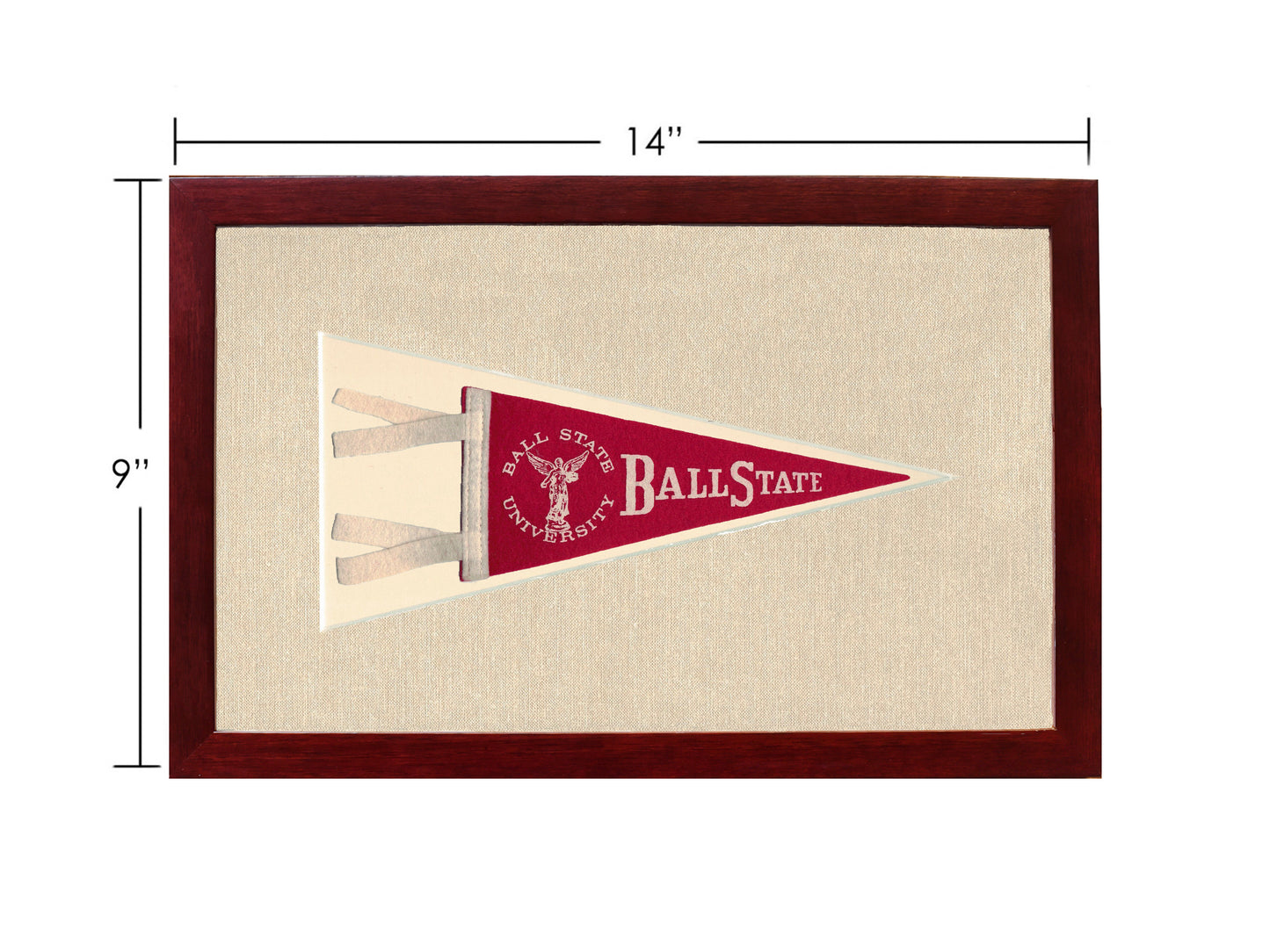 Vintage Ball State University Pennant