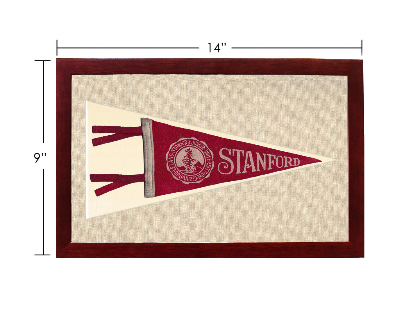 Vintage Stanford University Pennant