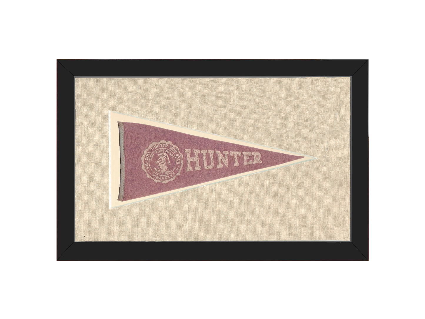 Vintage Hunter College Pennant