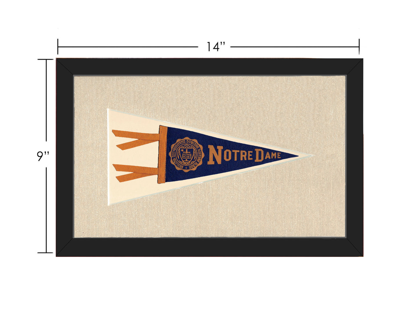 Vintage Notre Dame Pennant