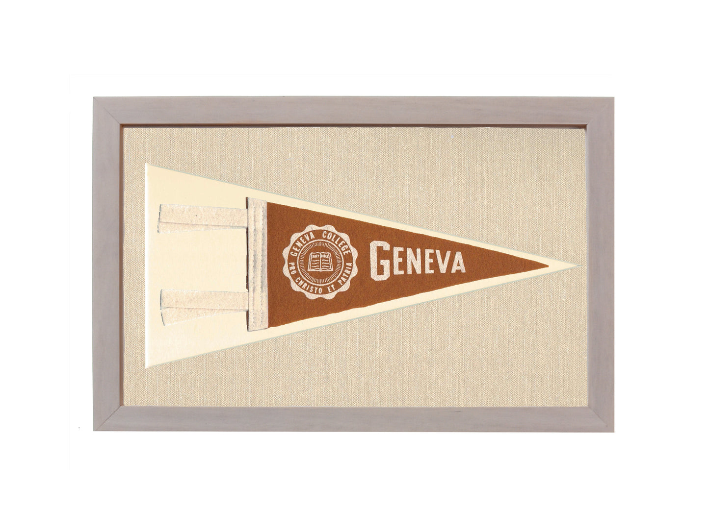 Vintage Geneva College Pennant