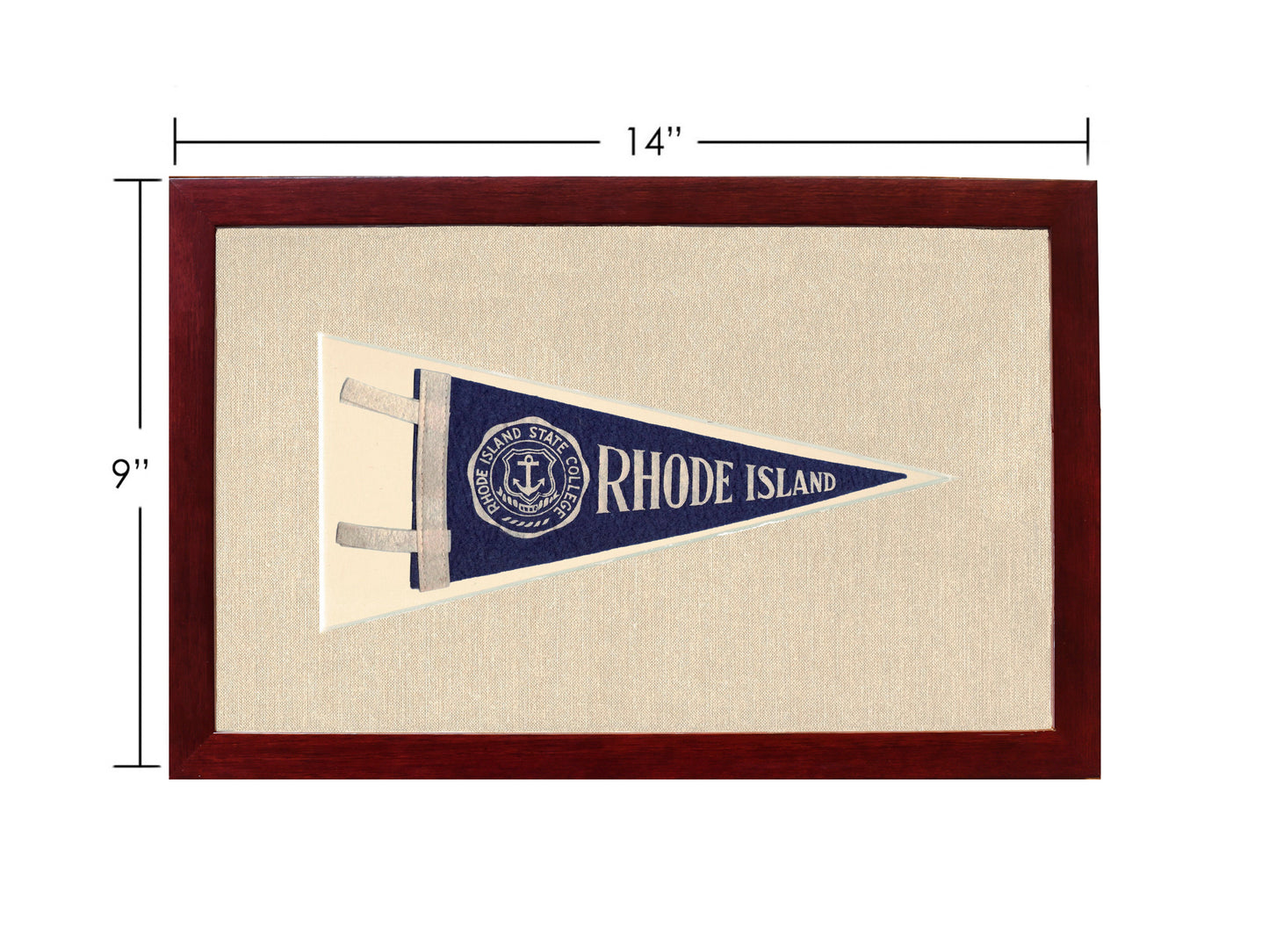 Vintage Rhode Island Pennant