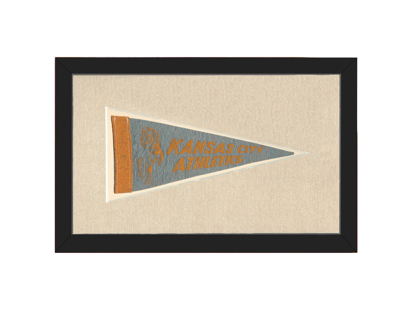 Vintage Kansas City Athletics Pennant
