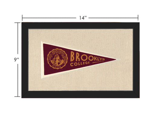 Vintage Brooklyn College Pennant