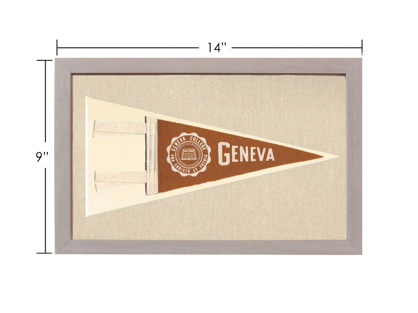 Vintage Geneva College Pennant