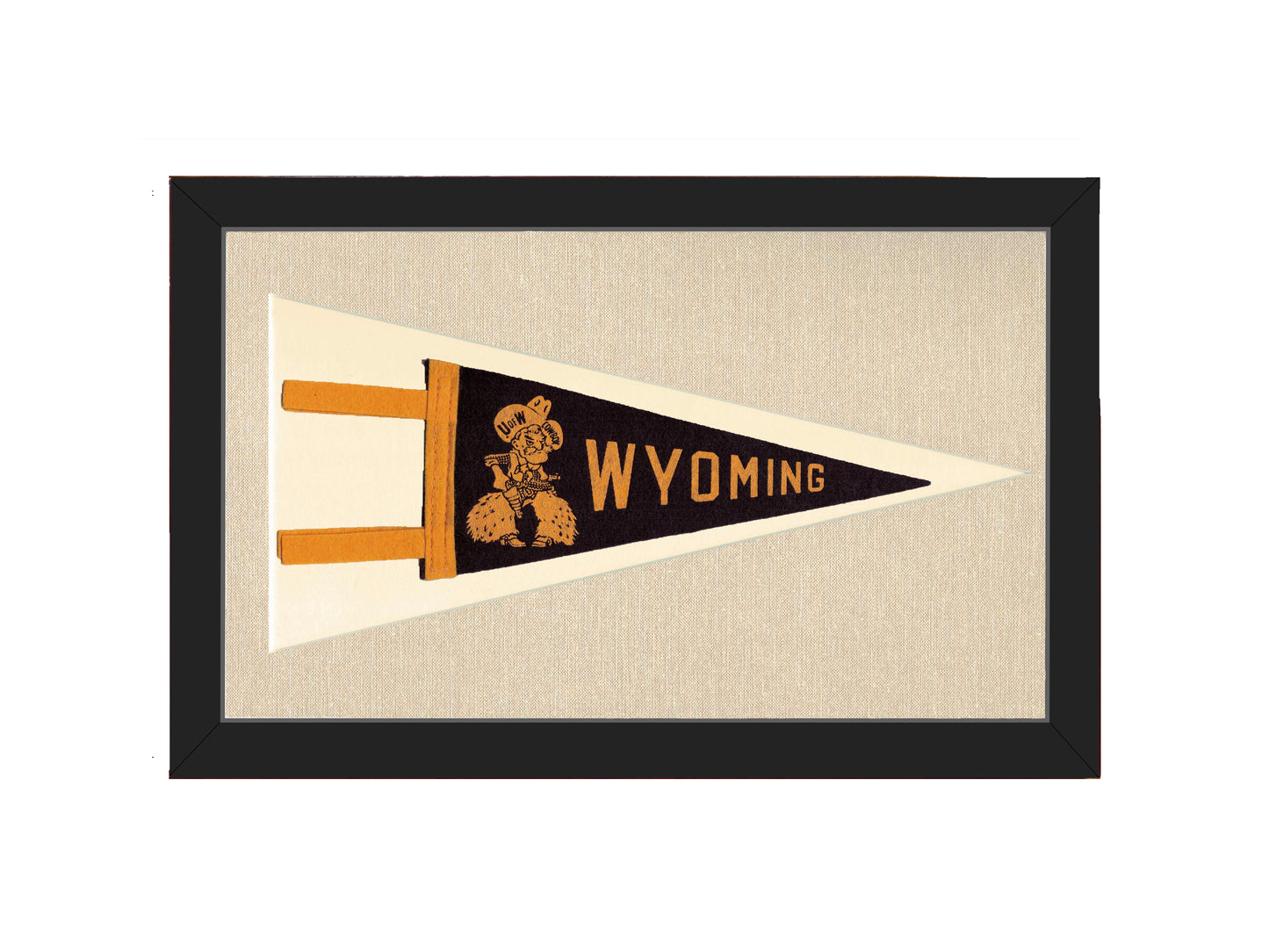 Vintage University of Wyoming Pennant