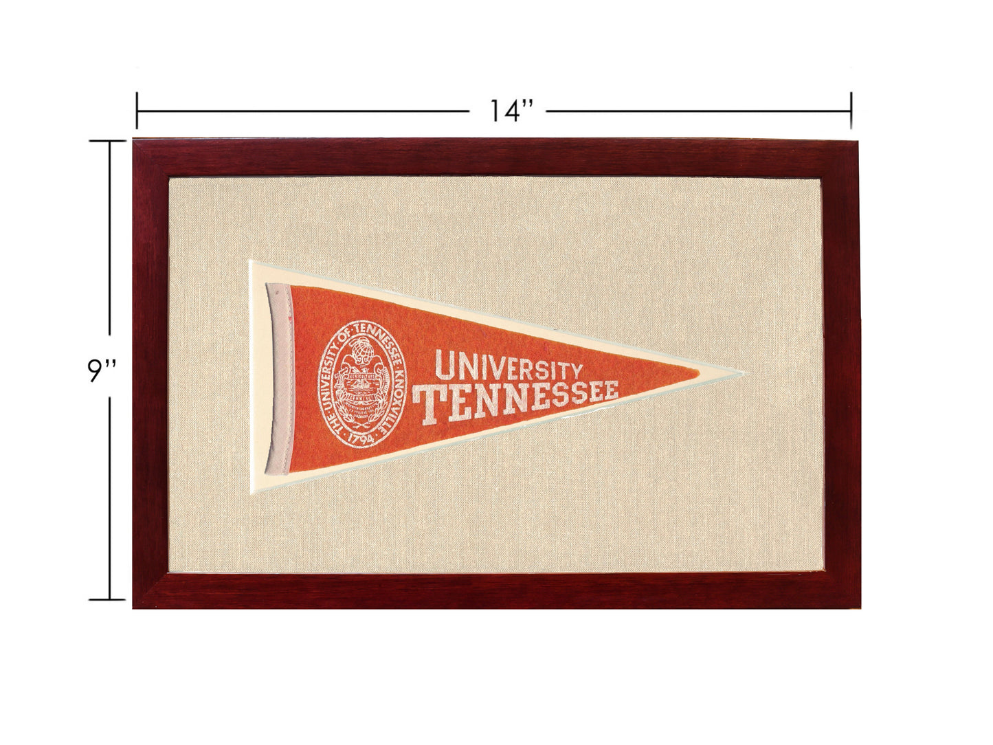 Vintage University of Tennessee Pennant
