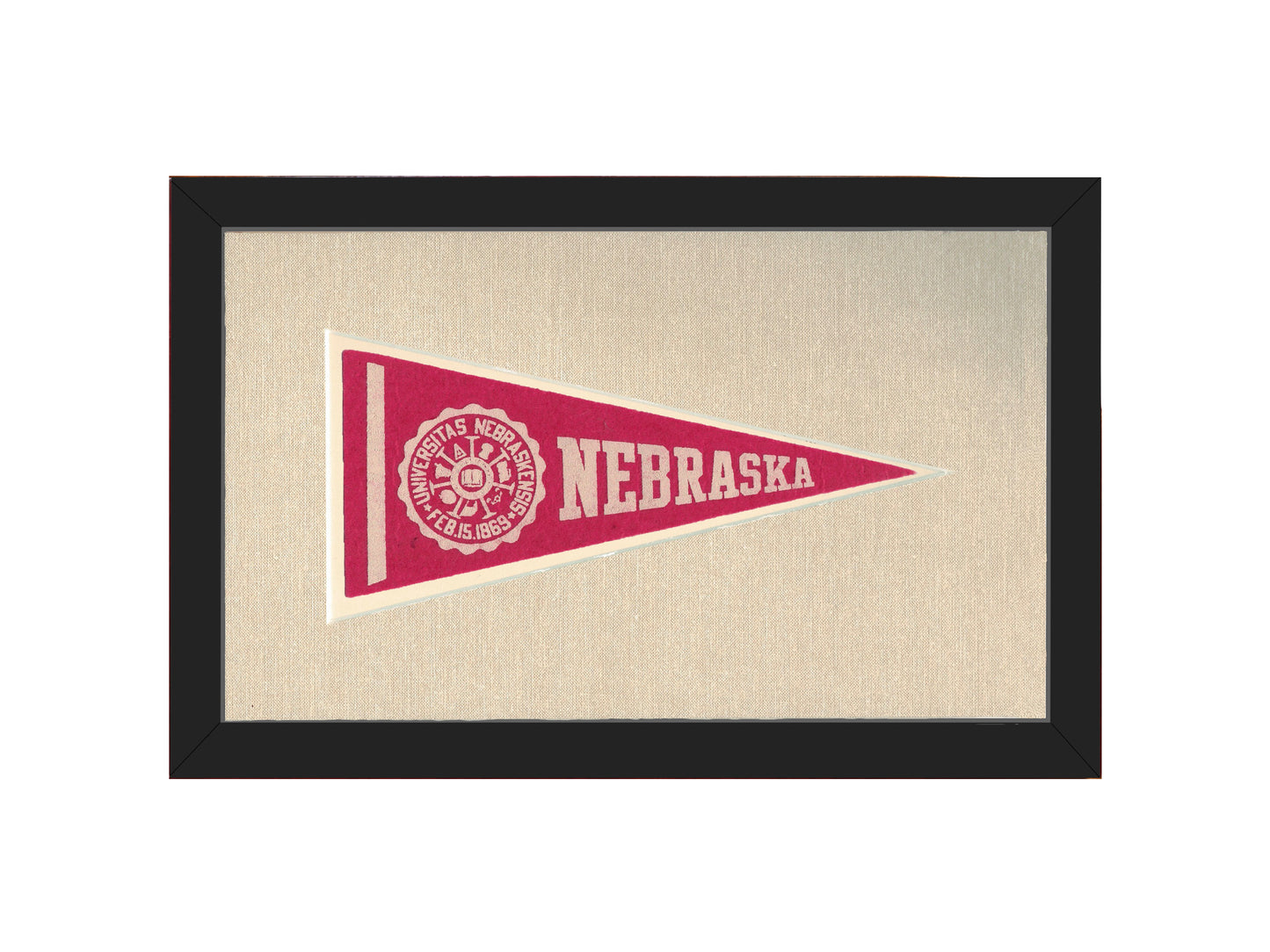 Vintage University of Nebraska Pennant