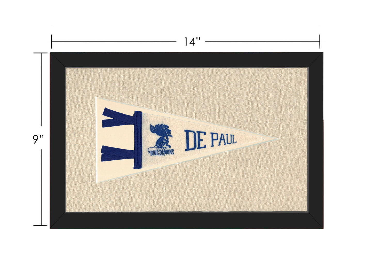 Vintage DePaul University Pennant