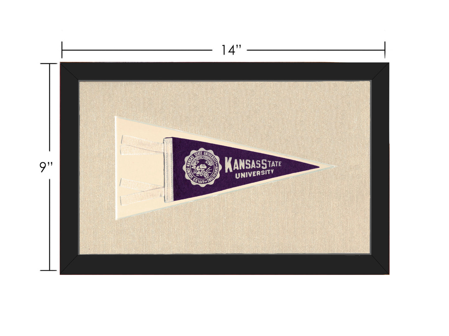 Vintage Kansas State Pennant
