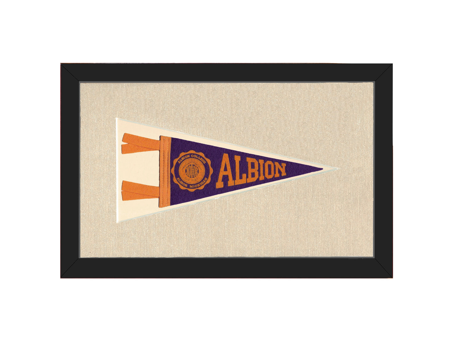 Vintage Albion College Pennant