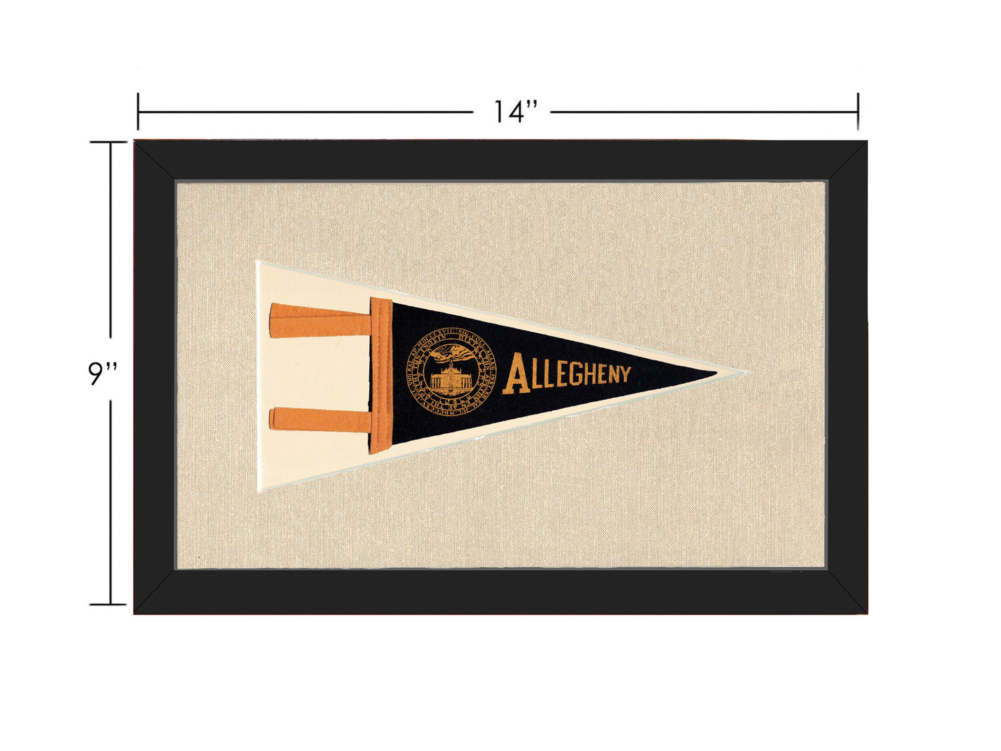 Vintage Allegheny College Pennant