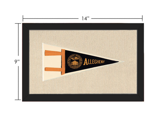 Vintage Allegheny College Pennant